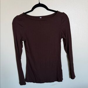 Chic Chocolate Long Sleeve Top